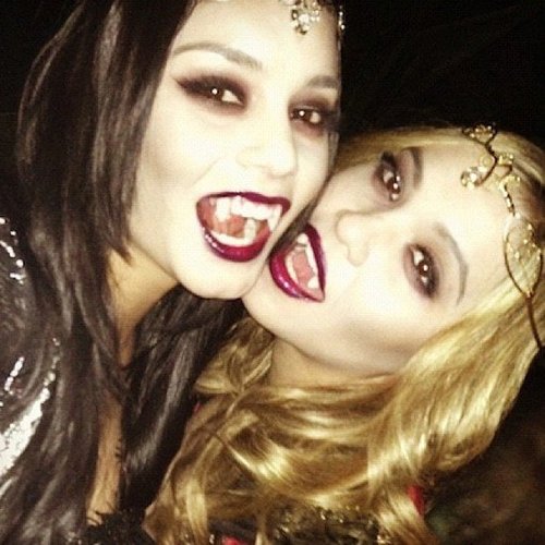 Vanessa Hudgens tackled the vampire trend as well.
Source: Instagram user vhofficial
Vanessa Hudgens tackled the vampire trend as well.
Source: Instagram user vhofficial