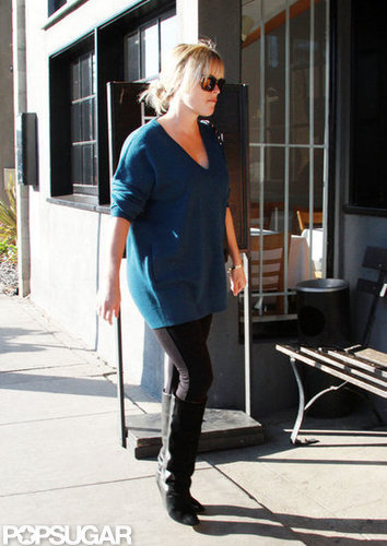 Reese Witherspoon Steps Out in Tight Pants and Knee-High Boots Reese Witherspoon Steps Out in Tight Pants and Knee-High Boots