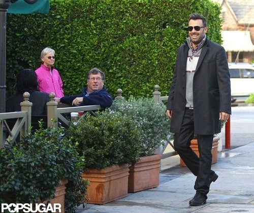 Ben Affleck flashed a wide smile.
Ben Affleck flashed a wide smile.