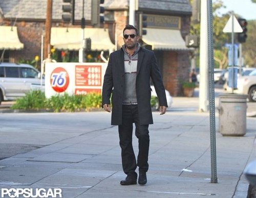 Ben Affleck hit the pavement in his Brentwood neighborhood.
Ben Affleck hit the pavement in his Brentwood neighborhood.