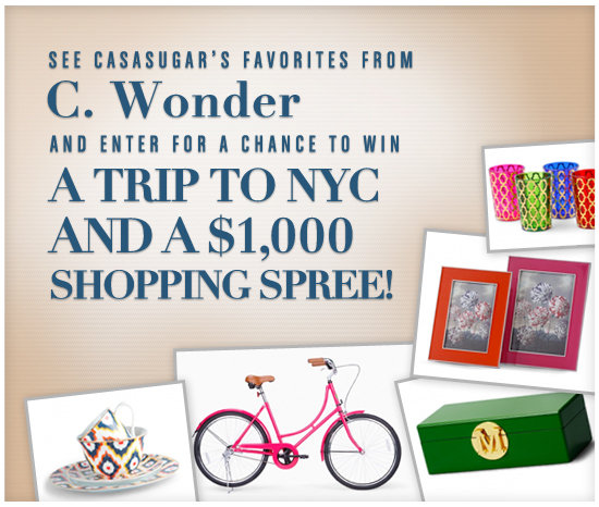 Enter For a Chance to Win a Trip to NYC and $1,000 at C. Wonder! Enter For a Chance to Win a Trip to NYC and $1,000 at C. Wonder!