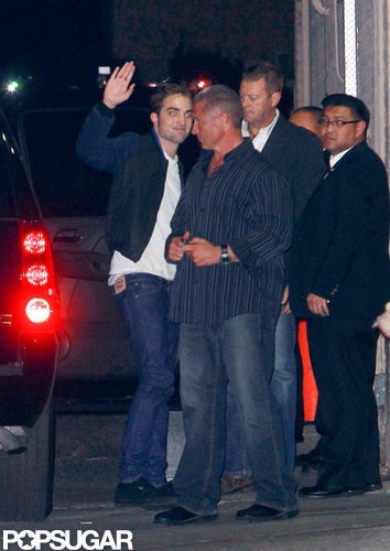 Robert Pattinson did Jimmy Kimmel Live.
Robert Pattinson did Jimmy Kimmel Live.