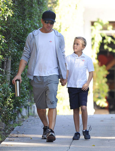 Ryan Phillippe brought his son Deacon along to experience voting in LA.
Ryan Phillippe brought his son Deacon along to experience voting in LA.
