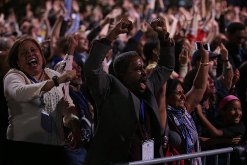 President Obama Wins! See Pictures of His Celebratory Event in Chicago President Obama Wins! See Pictures of His Celebratory Event in Chicago