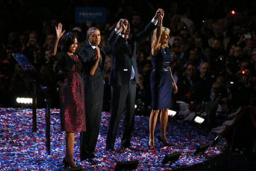 President Obama Wins! See Pictures of His Celebratory Event in Chicago President Obama Wins! See Pictures of His Celebratory Event in Chicago