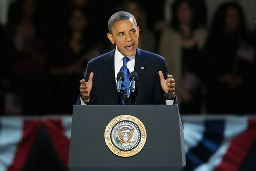 President Obama Wins! See Pictures of His Celebratory Event in Chicago President Obama Wins! See Pictures of His Celebratory Event in Chicago