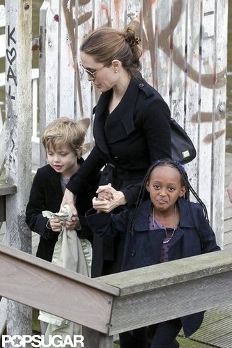 Angelina Jolie hung out with Shiloh and Zahara Jolie-Pitt in Amsterdam in March.
Angelina Jolie hung out with Shiloh and Zahara Jolie-Pitt in Amsterdam in March.