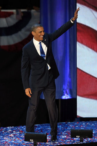 President Obama Wins! See Pictures of His Celebratory Event in Chicago President Obama Wins! See Pictures of His Celebratory Event in Chicago