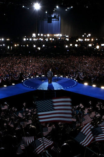 President Obama Wins! See Pictures of His Celebratory Event in Chicago President Obama Wins! See Pictures of His Celebratory Event in Chicago