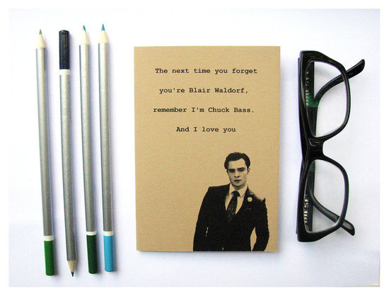 Chuck Bass Quote Notebook ($6)
Chuck Bass Quote Notebook ($6)