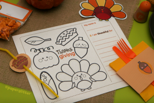 Thanksgiving Printable Thanksgiving Printable