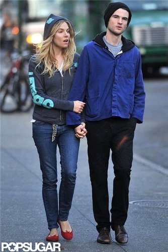 Sienna Miller and Tom Sturridge went out together in NYC.
Sienna Miller and Tom Sturridge went out together in NYC.