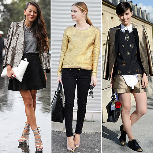 How to Wear Metallics During the Day