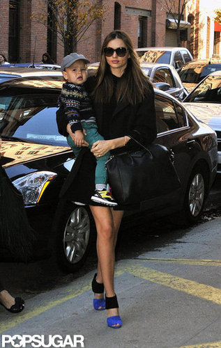 Miranda Kerr Sees the City Sights With Flynn Bloom Miranda Kerr Sees the City Sights With Flynn Bloom