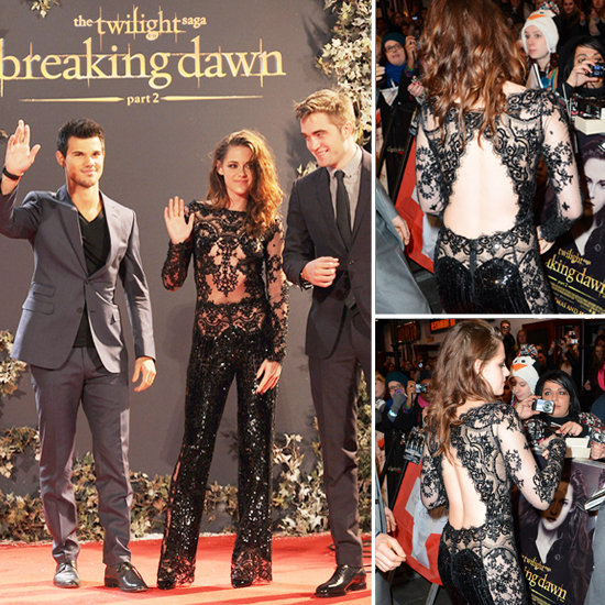 See Kristen Stewart's Black Lace Romper From All Angles See Kristen Stewart's Black Lace Romper From All Angles