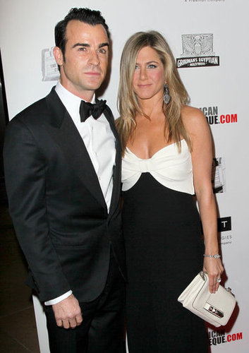 Jennifer Aniston and Justin Theroux stepped out on the red carpet together at the American Cinematheque Awards.
Jennifer Aniston and Justin Theroux stepped out on the red carpet together at the American Cinematheque Awards.