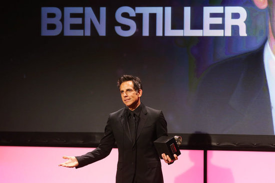 Ben Stiller was on stage at the American Cinematheque Awards in LA.
Ben Stiller was on stage at the American Cinematheque Awards in LA.