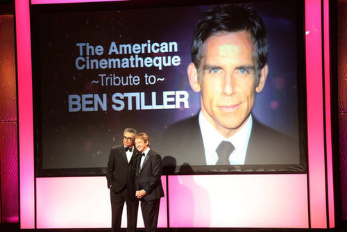 Ben Stiller Accepts a Major Award With Jen, Justin, and Friends Ben Stiller Accepts a Major Award With Jen, Justin, and Friends