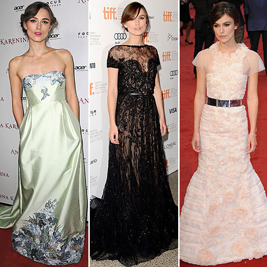 Keira Knightley stunned at all of her Anna Karenina premieres.
Keira Knightley stunned at all of her Anna Karenina premieres.