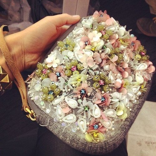 We loved this dreamy little Marni clutch.
We loved this dreamy little Marni clutch.