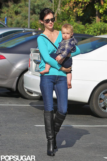 January Jones wore tall boots as she stepped out with Xander Jones.
January Jones wore tall boots as she stepped out with Xander Jones.