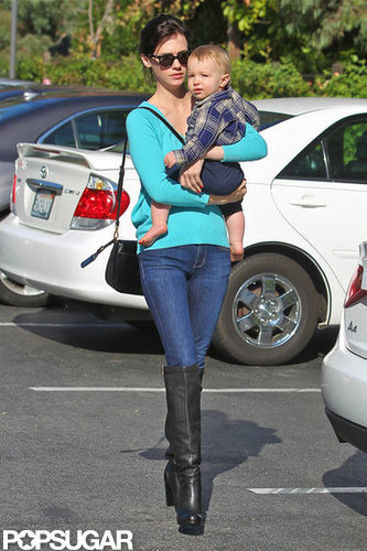 January Jones gave Xander Jones a lift.
January Jones gave Xander Jones a lift.