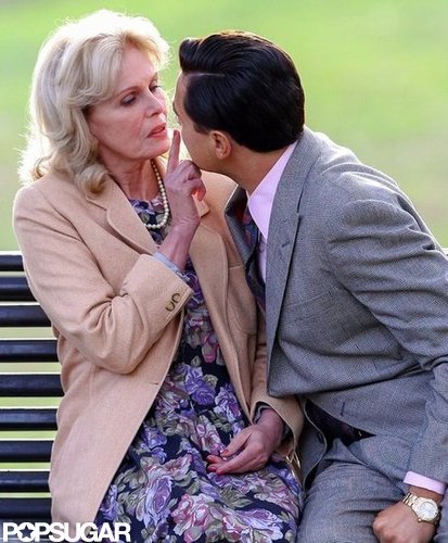 Leonardo DiCaprio Locks Lips With a Fabulous Costar Leonardo DiCaprio Locks Lips With a Fabulous Costar