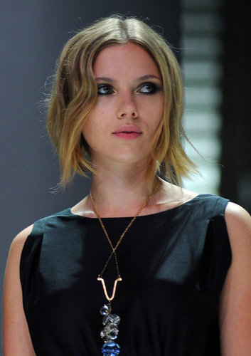 Scarlett had the bad-girl look on lockdown with a choppy bob and smoky eyes in 2010.
Scarlett had the bad-girl look on lockdown with a choppy bob and smoky eyes in 2010.