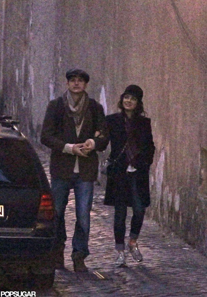 Mila and Ashton Sneak In a Romantic Rome Stroll Before He Heads Out Mila and Ashton Sneak In a Romantic Rome Stroll Before He Heads Out