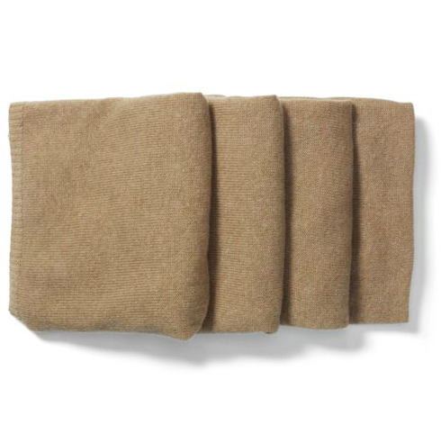 Club Monaco's Celine cashmere camel scarf ($199) is the perfect option for the no-prints gal.
Club Monaco's Celine cashmere camel scarf ($199) is the perfect option for the no-prints gal.