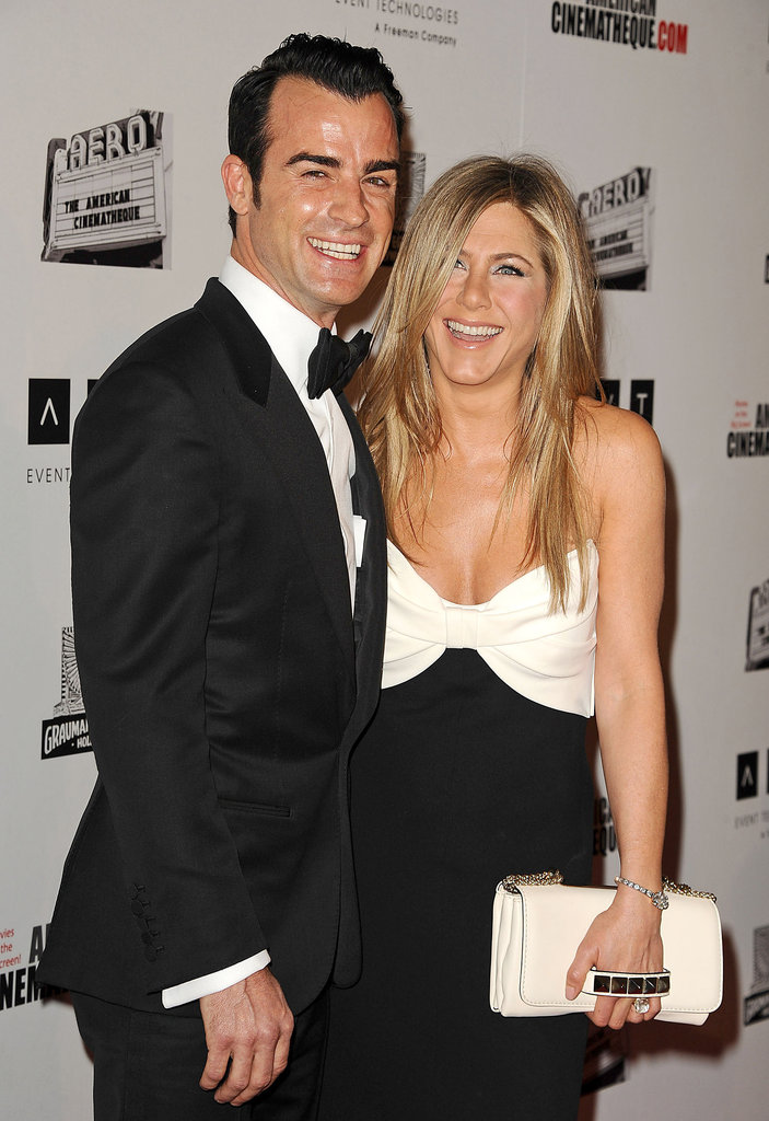 In November 2012, Jennifer and Justin had a laugh on the red carpet together at the American Cinematheque Awards in LA.
In November 2012, Jennifer and Justin had a laugh on the red carpet together at the American Cinematheque Awards in LA.