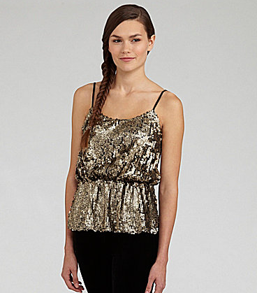 Gold is always a winner for the holidays, so this Aryn K sequined peplum top ($53, originally $89) will be a hit wherever you party.
Gold is always a winner for the holidays, so this Aryn K sequined peplum top ($53, originally $89) will be a hit wherever you party.