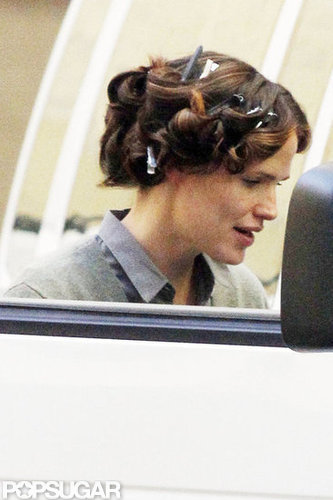 Jennifer Garner got her hair styled for the film.
Jennifer Garner got her hair styled for the film.