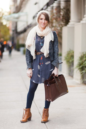 Give your Spring dresses a quick Winter makeover with tights, lace-up booties, and a cozy scarf.
Source: Adam Katz Sinding
Give your Spring dresses a quick Winter makeover with tights, lace-up booties, and a cozy scarf.
Source: Adam Katz Sinding