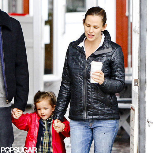 Jennifer Garner held hands with Seraphina Affleck.
Jennifer Garner held hands with Seraphina Affleck.