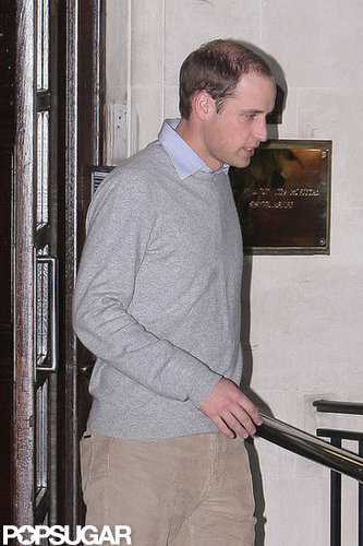 Prince William Visits Pregnant Kate Middleton in the Hospital Prince William Visits Pregnant Kate Middleton in the Hospital