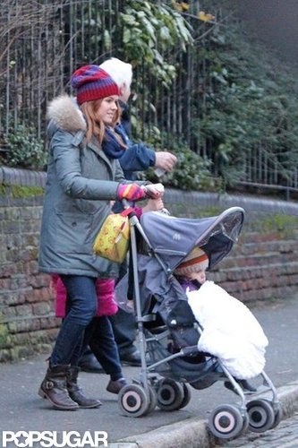 Isla Fisher Shares a Chilly Girls' Day Out With Olive and Elula Isla Fisher Shares a Chilly Girls' Day Out With Olive and Elula