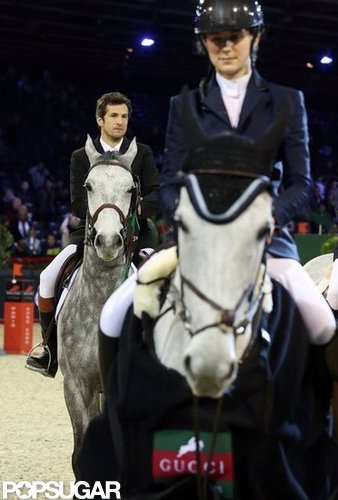 Guillaume Canet was on his horse at the Paris Masters.
Guillaume Canet was on his horse at the Paris Masters.