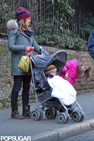 Isla Fisher Shares a Chilly Girls' Day Out With Olive and Elula Isla Fisher Shares a Chilly Girls' Day Out With Olive and Elula