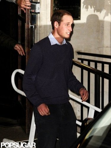 Prince William Returns to Pregnant Kate's Side at the Hospital Prince William Returns to Pregnant Kate's Side at the Hospital