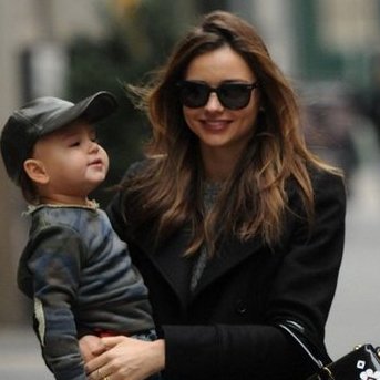 Miranda Kerr Talks About Flynn's Piano Talent