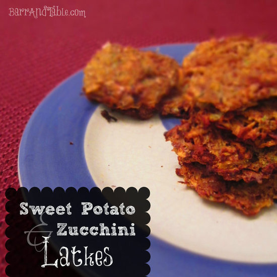 Barr & Table Sweet Potato Zucchini Latkes Hannuka Chanukah