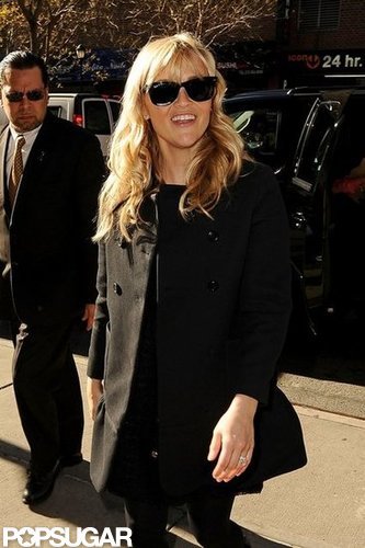 Reese Witherspoon was in good spirits on her NYC trip.
Reese Witherspoon was in good spirits on her NYC trip.