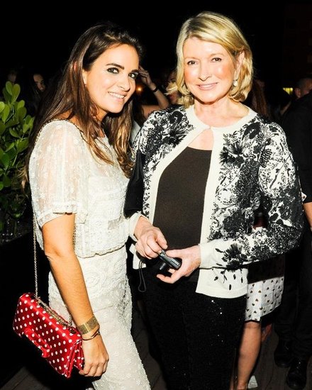 Laure Heriard Dubreuil and Martha Stewart
