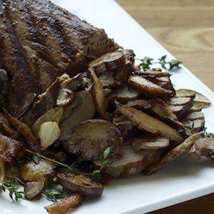 Sirloin Roast With Mushrooms