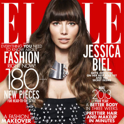 Jessica Biel on the Cover of Elle Magazine 2013 | Pictures