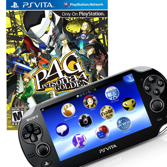 PlayStation Vita and Persona 4 PlayStation Vita and Persona 4