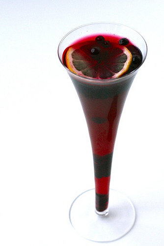 Pomegranate Blueberry Mocktail