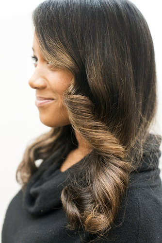 And to achieve the perfect vintage wave, use a paddle brush to clump curls together. But if you want a more formal updo, here's how you can take this glamorous look up a few more notches . . .
And to achieve the perfect vintage wave, use a paddle brush to clump curls together. But if you want a more formal updo, here's how you can take this glamorous look up a few more notches . . .