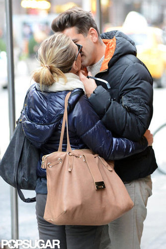Scarlett Johansson kissed her boyfriend, Romain Dauriac.
Scarlett Johansson kissed her boyfriend, Romain Dauriac.